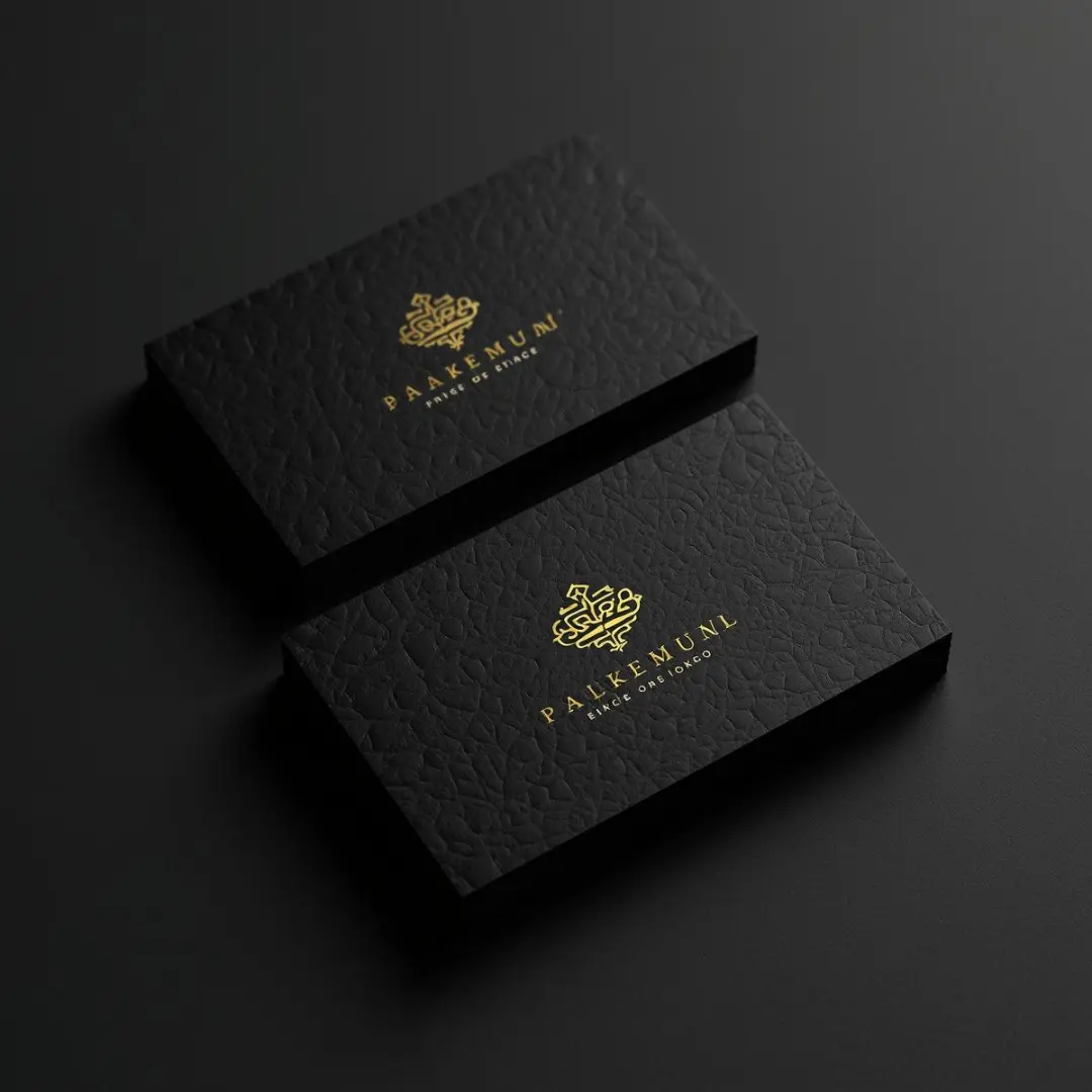 Premium Business Cards with Gold Foil